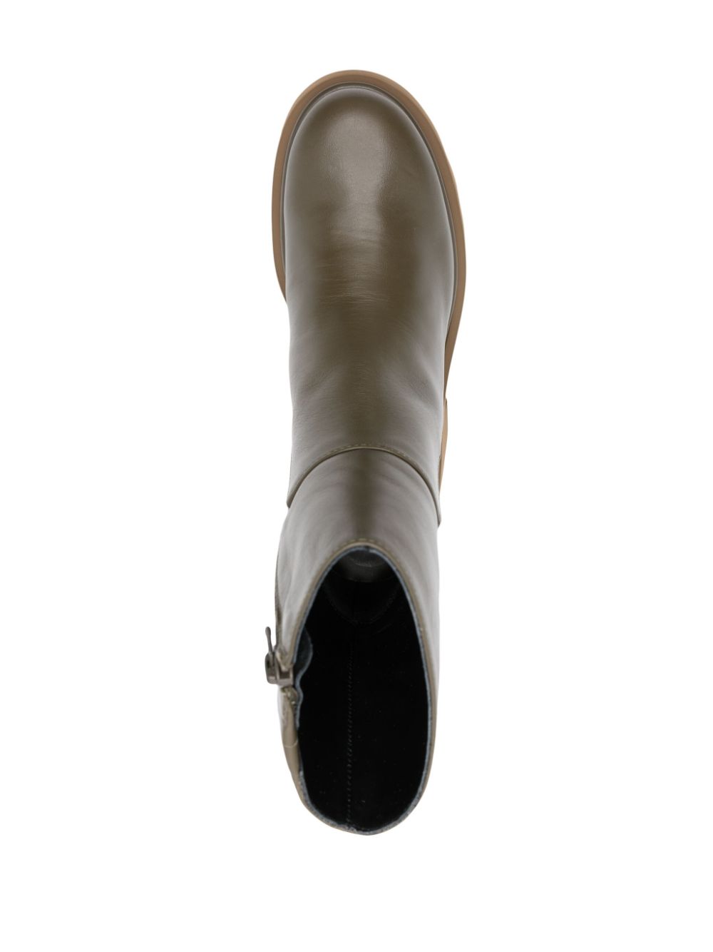 Paloma barcelo' PALOMA BARCELO'- Leather Heel Ankle Boots