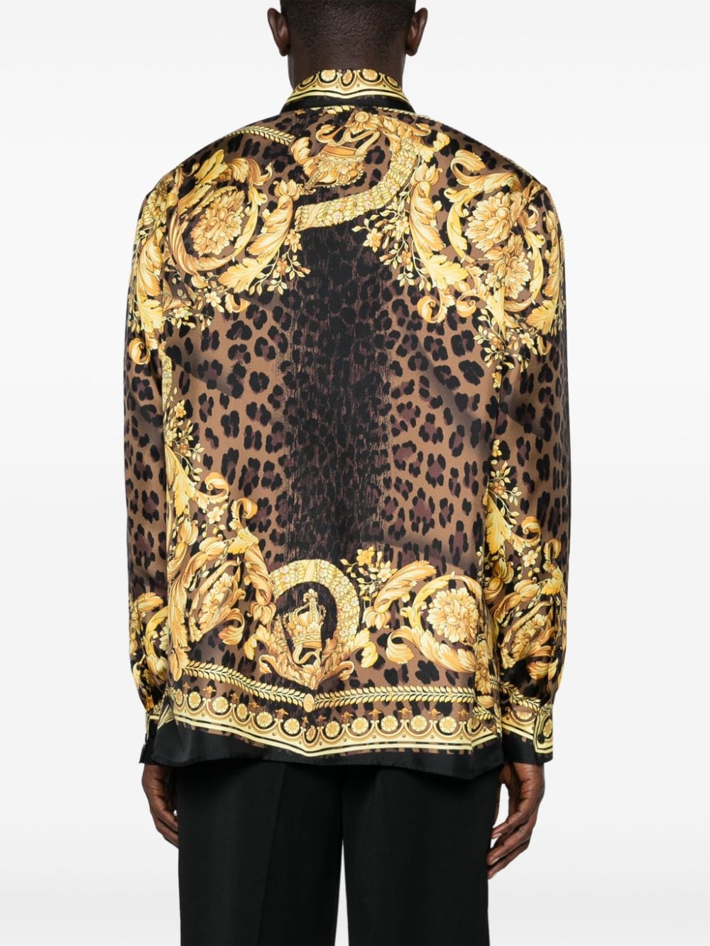 Versace VERSACE- Barocco Print Silk Shirt