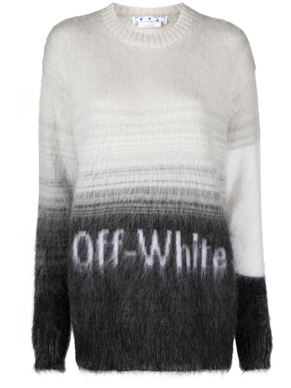 OFF-WHITE OFF-WHITE- Logo Mohair Sweater