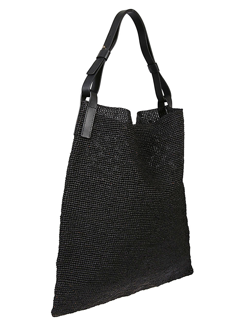 Liviana Conti LIVIANA CONTI- Raffia And Leather Shoulder Bag