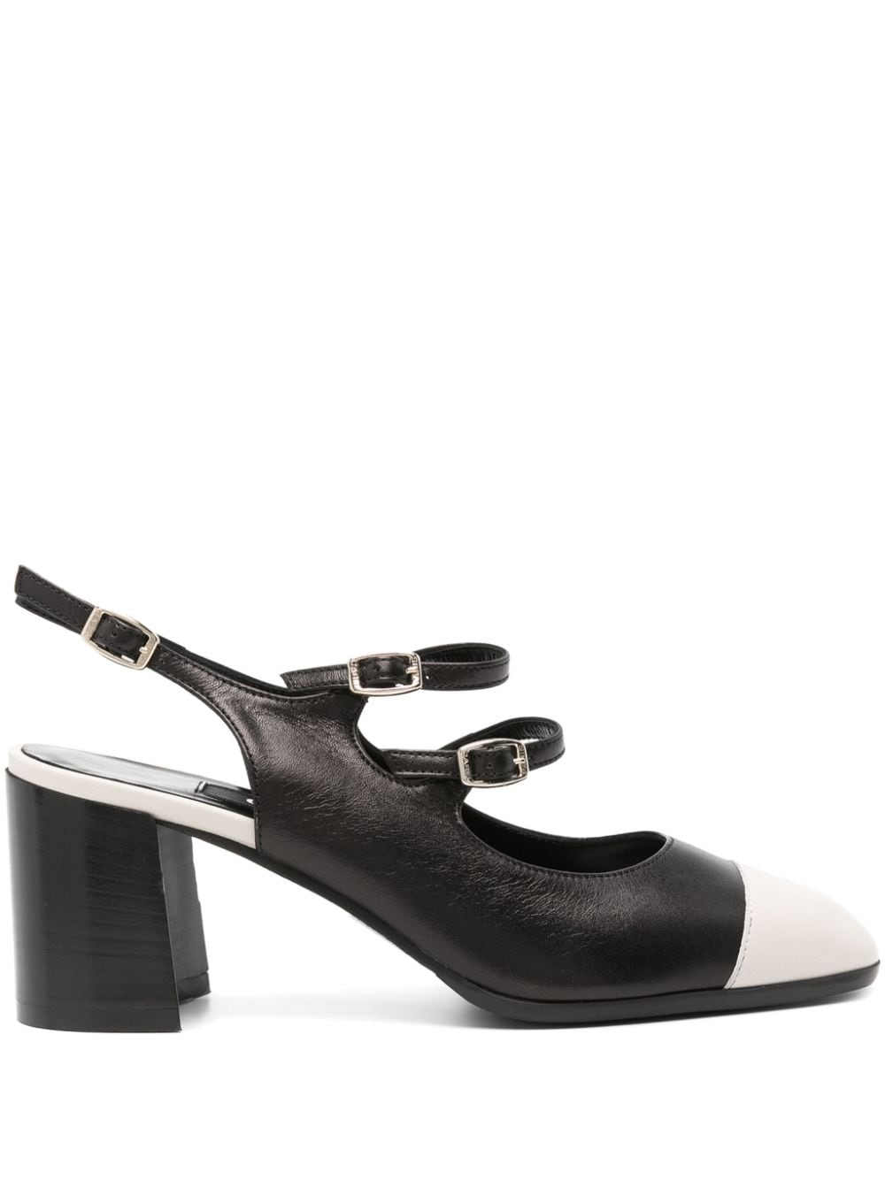 Carel Paris CAREL PARIS- Papaya Leather Slingback Mary Janes