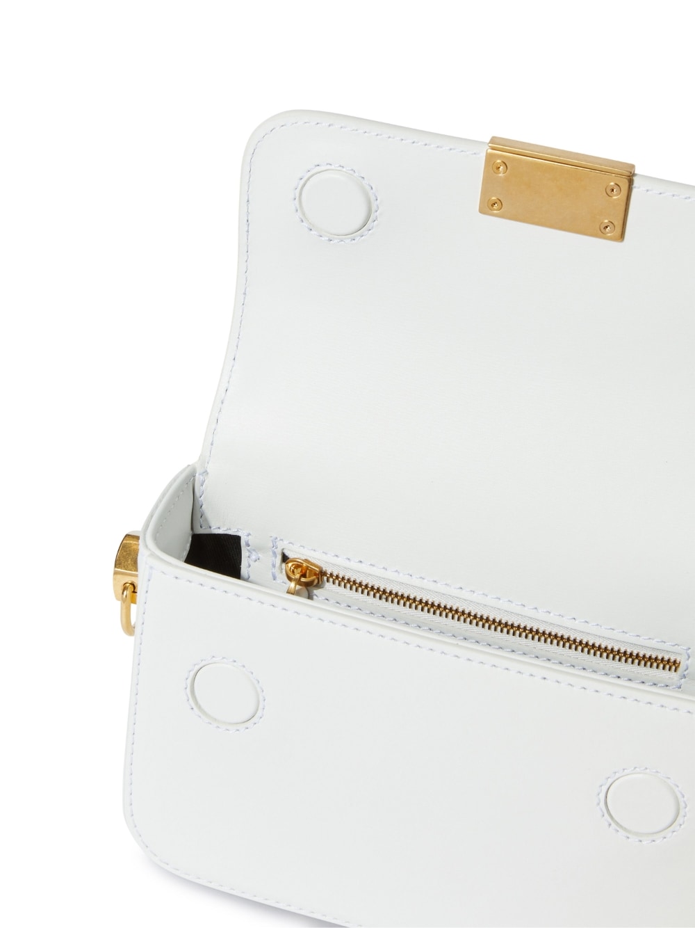 OFF-WHITE OFF-WHITE- Binder Small Leather Shoulder Bag