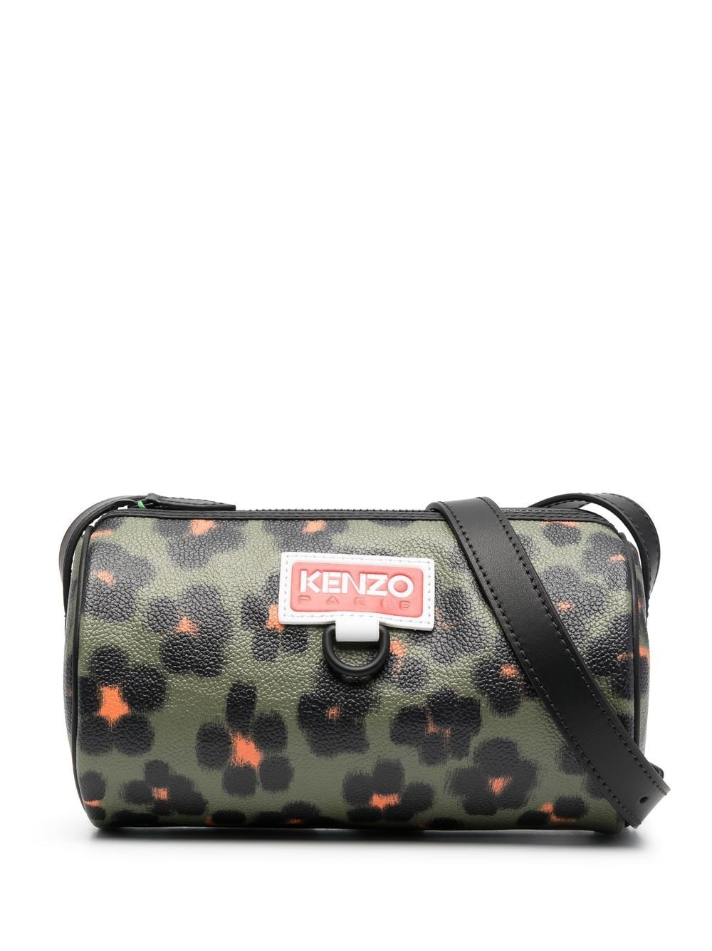 Kenzo KENZO- Tube Leopard Print Crossbody Bag