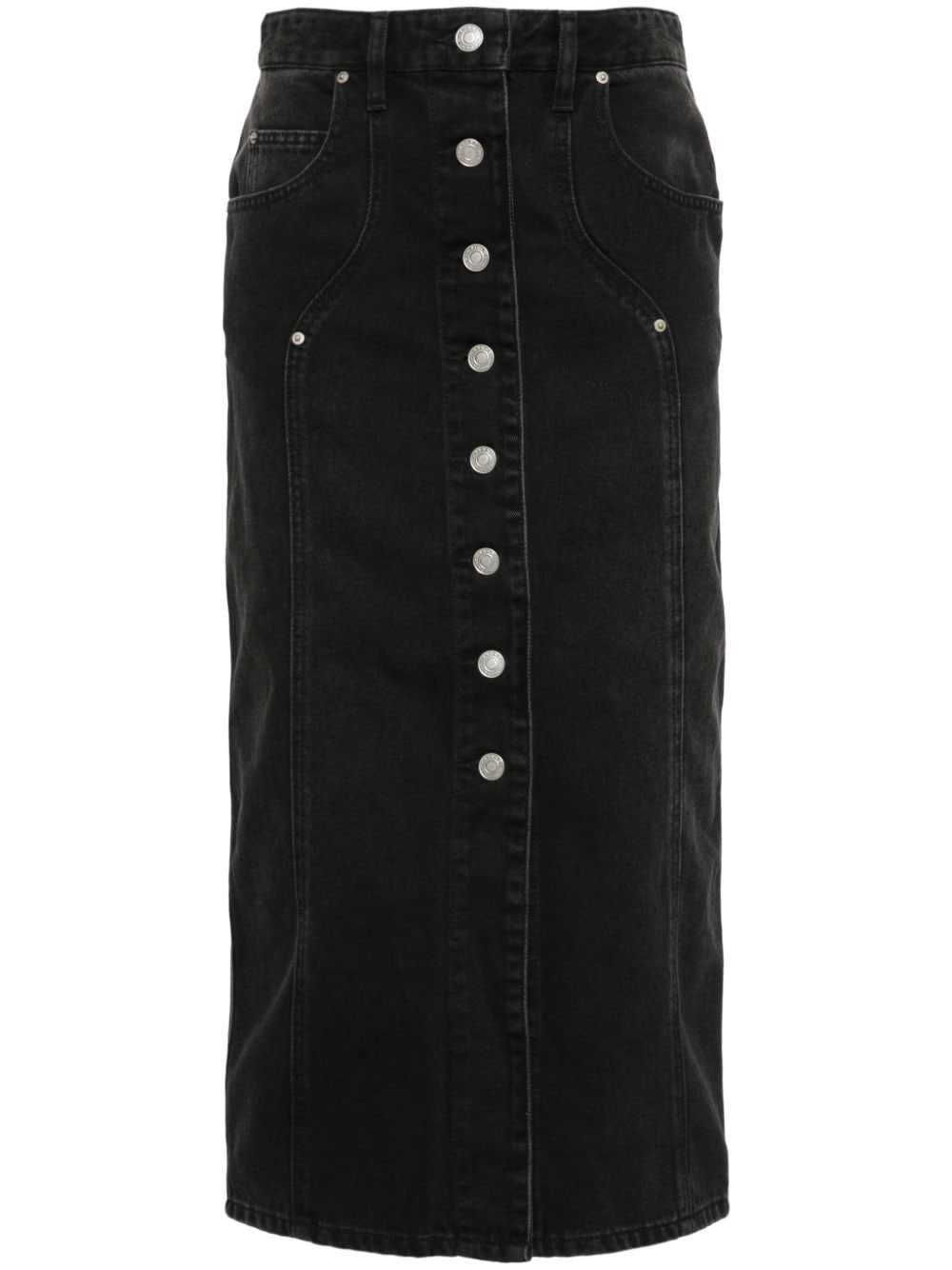 Marant Étoile MARANT ETOILE- Vandy Denim Cotton Skirt