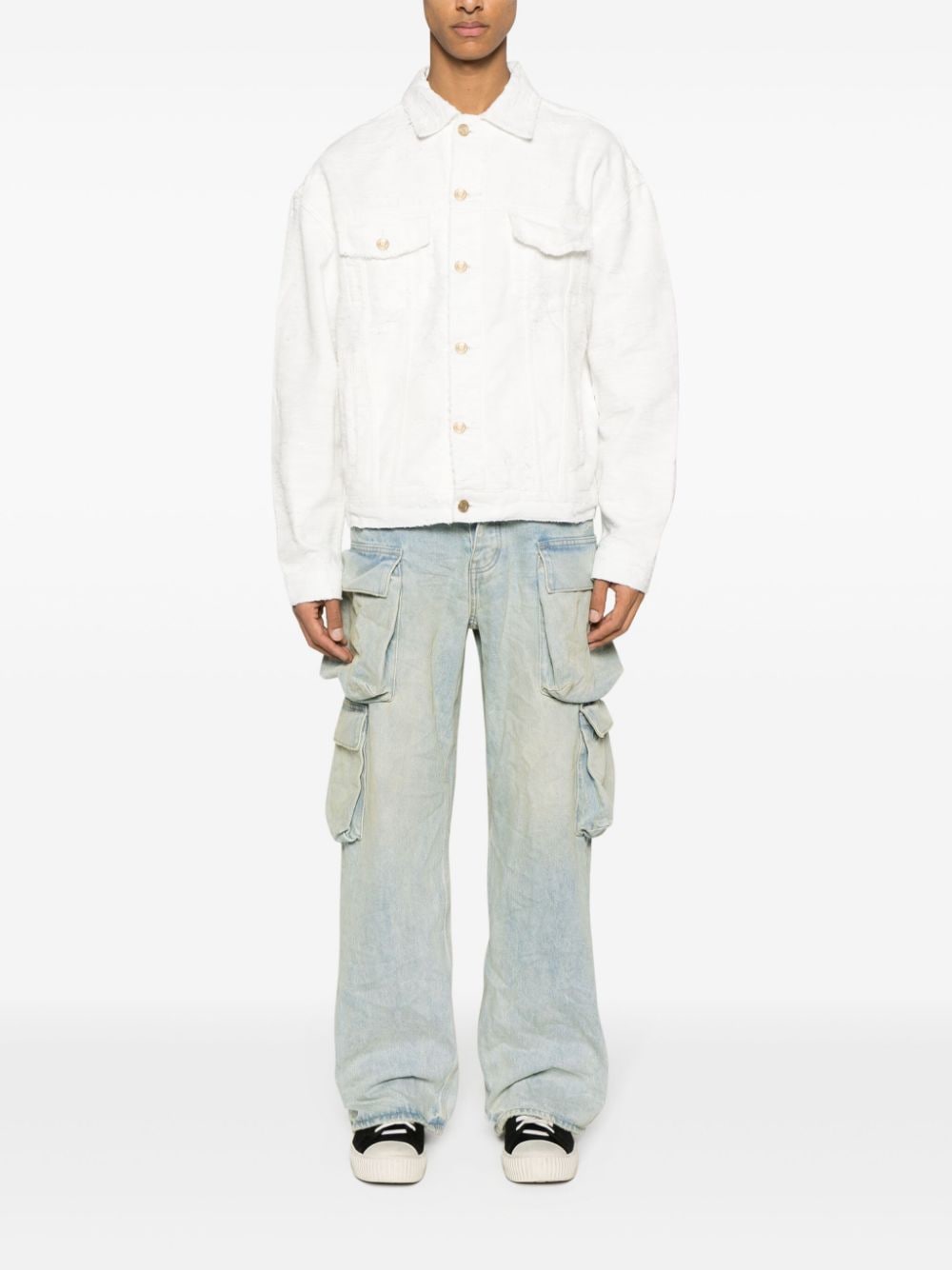 Purple Brand PURPLE BRAND- Relaxed Fit Cargo Jeans