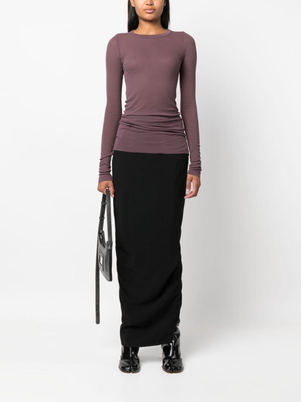 Rick Owens RICK OWENS- Long Cotton Blend Skirt