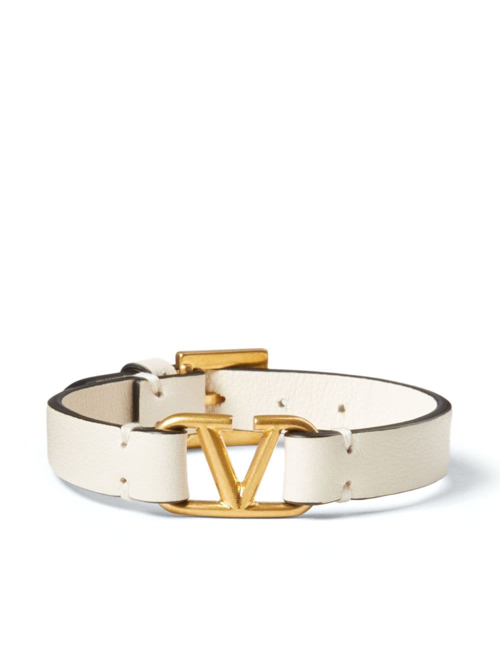 VALENTINO GARAVANI VALENTINO GARAVANI- Vlogo Signature Leather Bracelet