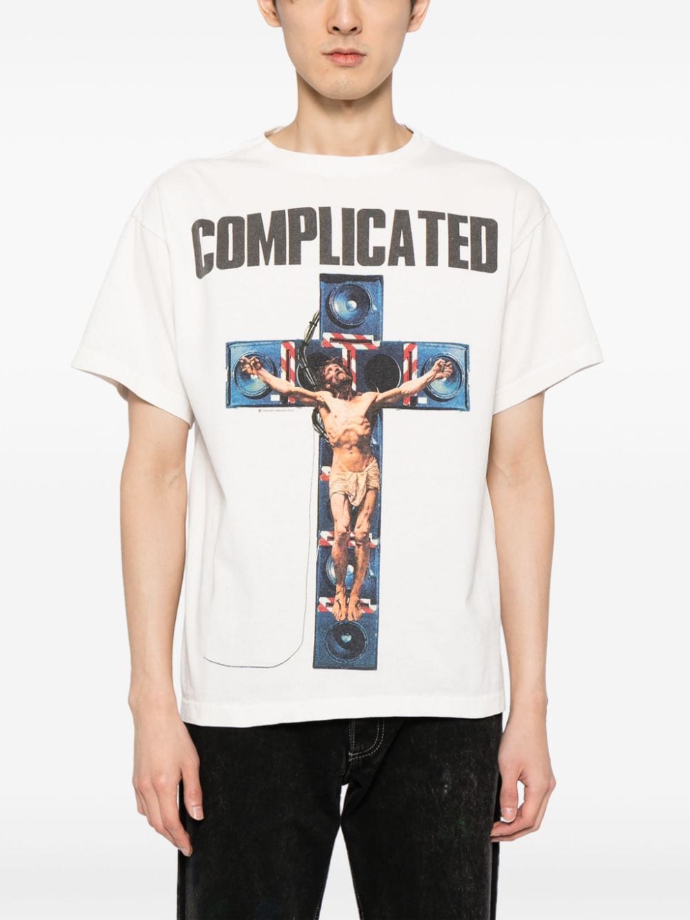 Saint Mxxxxxx SAINT MXXXXXX- Complicated Cotton T-shirt