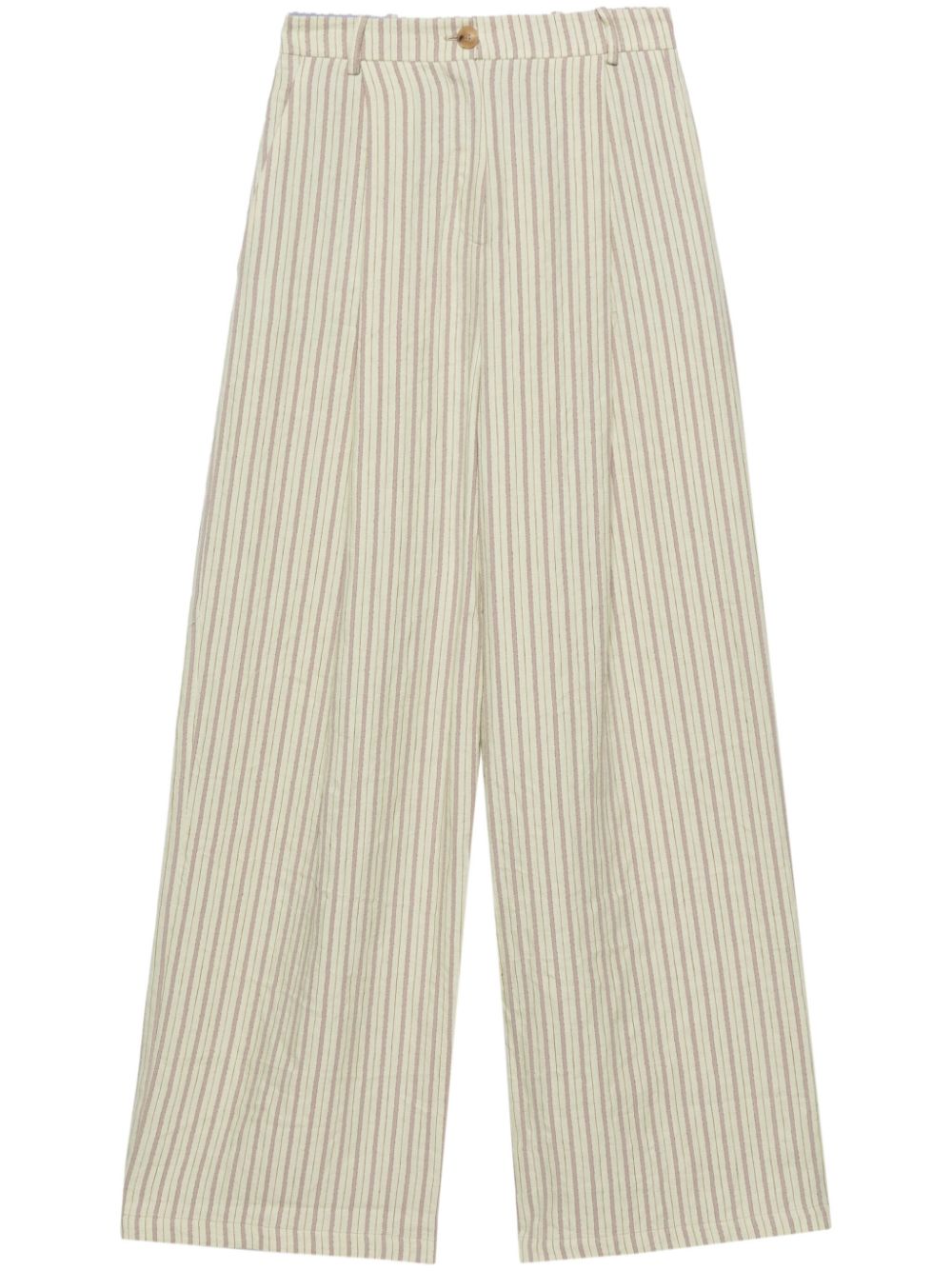 Alysi ALYSI- High-waisted Striped Trousers