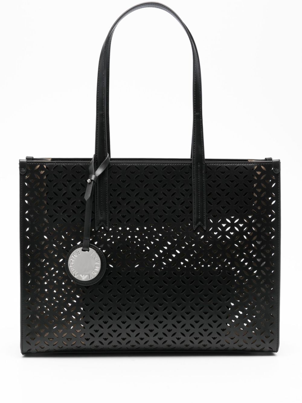 Emporio Armani EMPORIO ARMANI- Perforated Medium Tote Bag