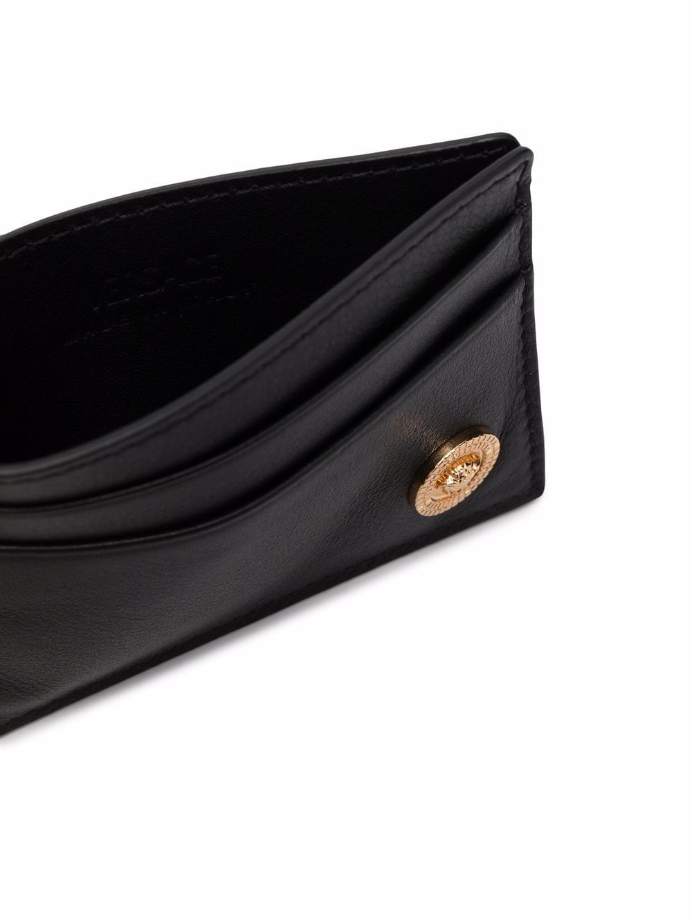 Versace VERSACE- Medusa Biggie Leather Card Holder