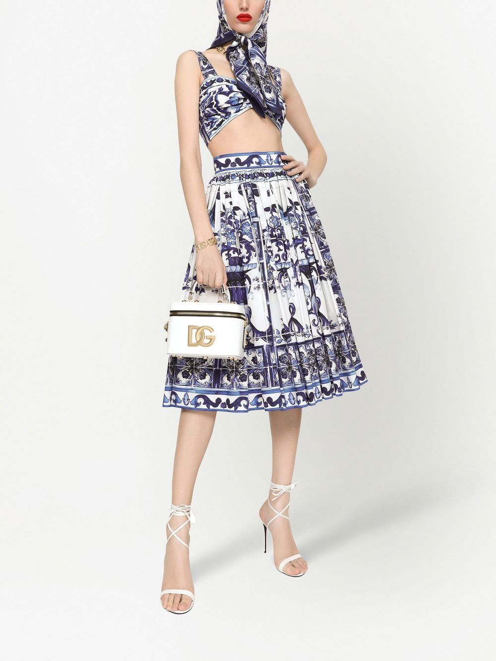 Dolce & Gabbana DOLCE & GABBANA- Maiolica Print Skirt