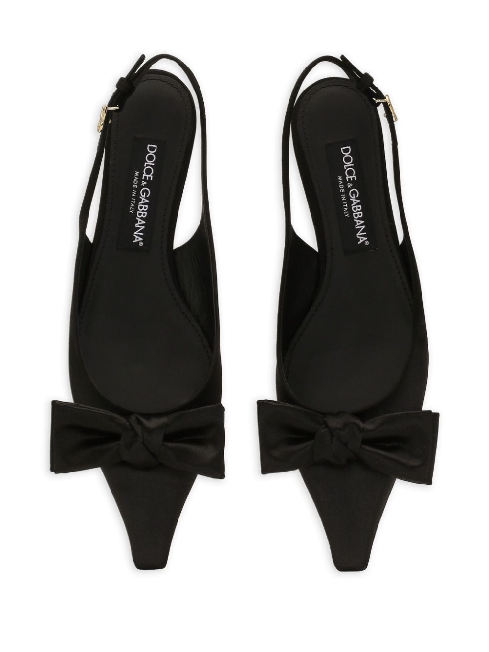 Dolce & Gabbana DOLCE & GABBANA- Satin Slingback Pumps