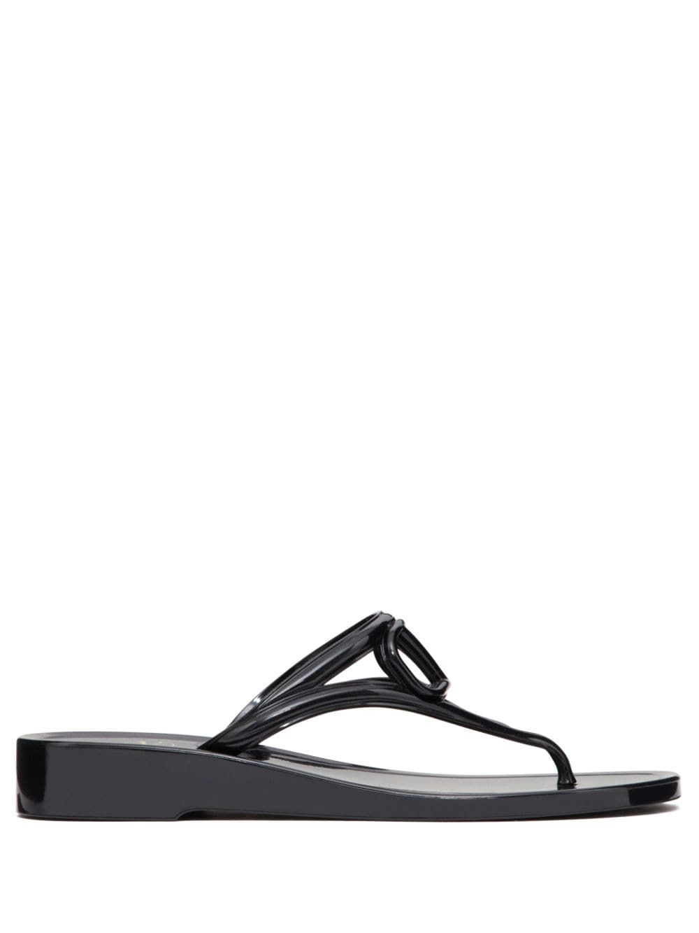 VALENTINO GARAVANI VALENTINO GARAVANI- Vlogo Signature Thong Sandals