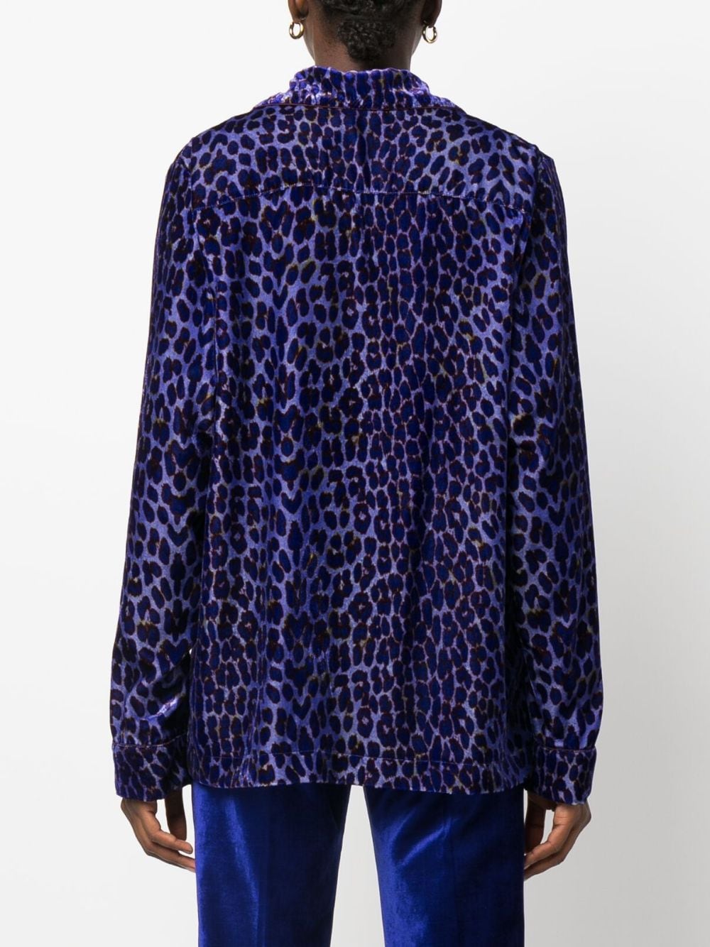 Forte Forte FORTE FORTE- Animal Print Velvet Shirt