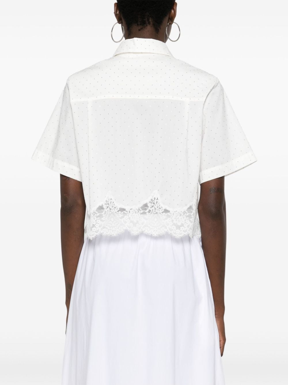 Ermanno ERMANNO- Embroidered Cotton Shirt