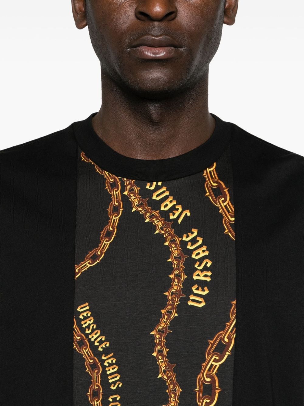 Versace Jeans Couture VERSACE JEANS COUTURE- Short Sleeve T-shirt With Print