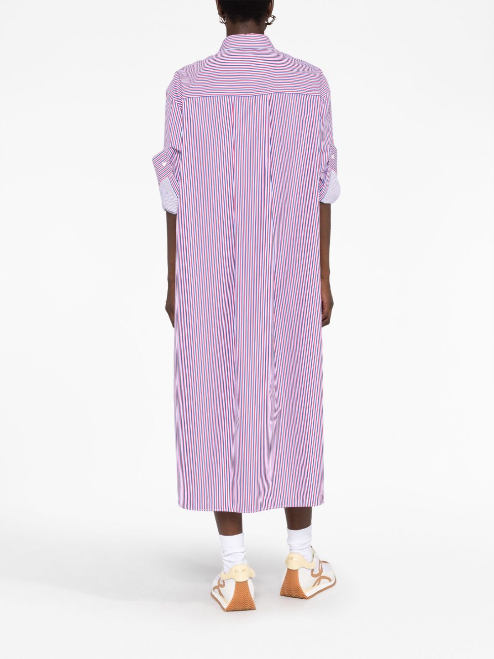 Loewe LOEWE- Striped Cotton Shirt Dress