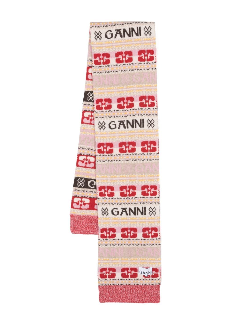 Ganni GANNI- Wool Scarf