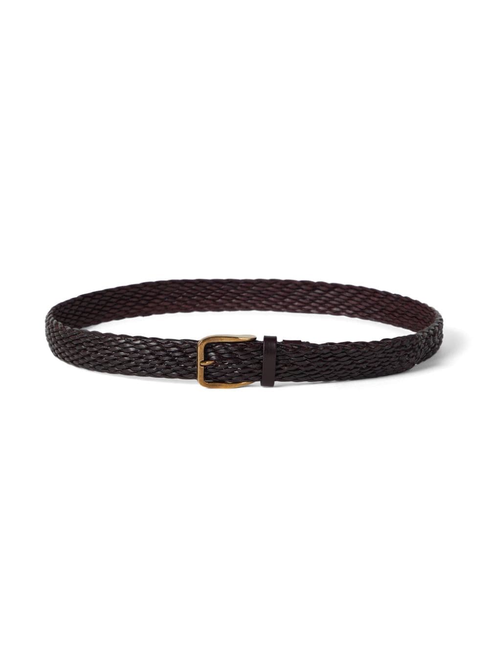 Brunello Cucinelli BRUNELLO CUCINELLI- Leathre Weaved Belt