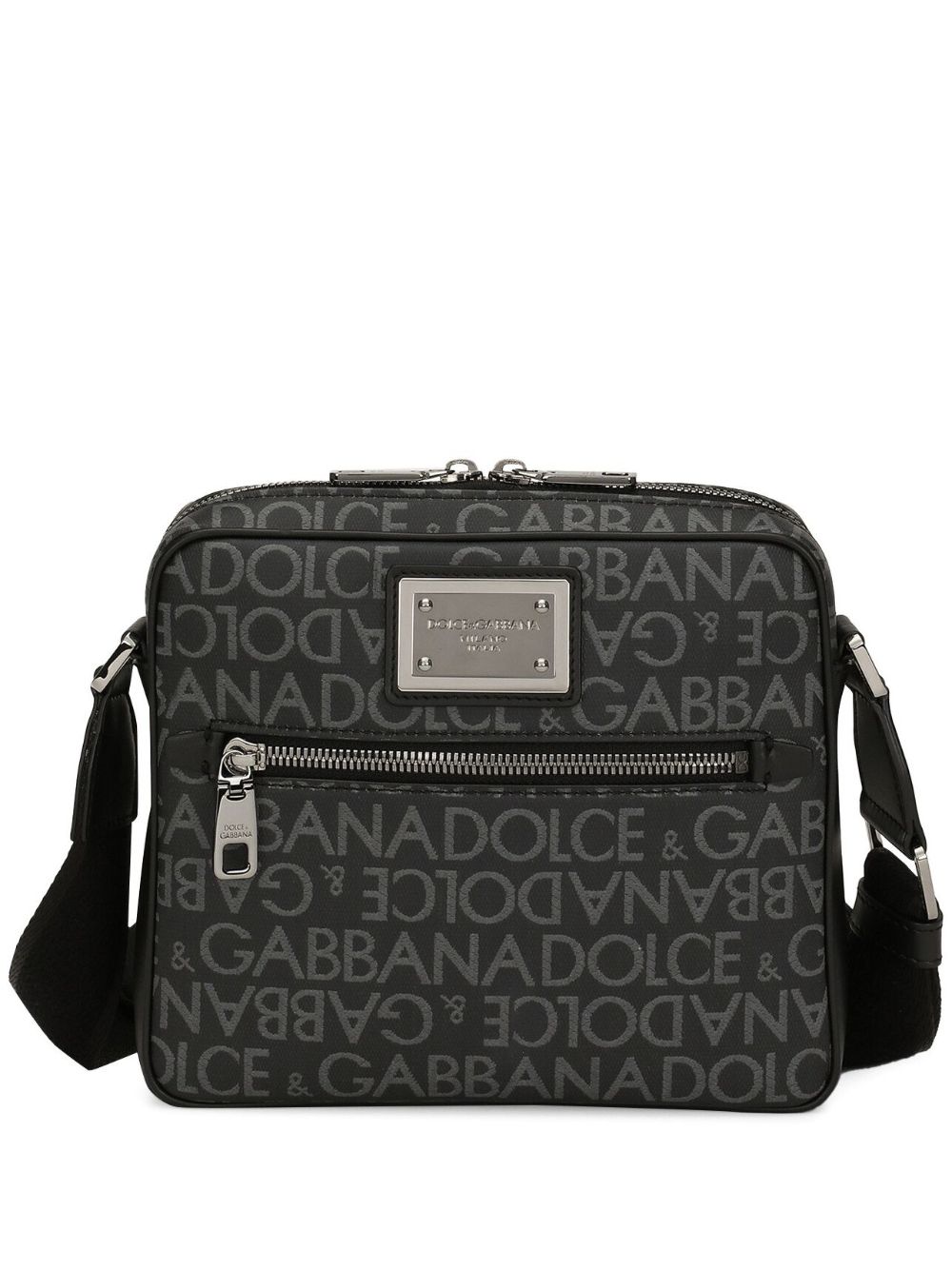 Dolce & Gabbana DOLCE & GABBANA- Allover Logo Crossbody Bag