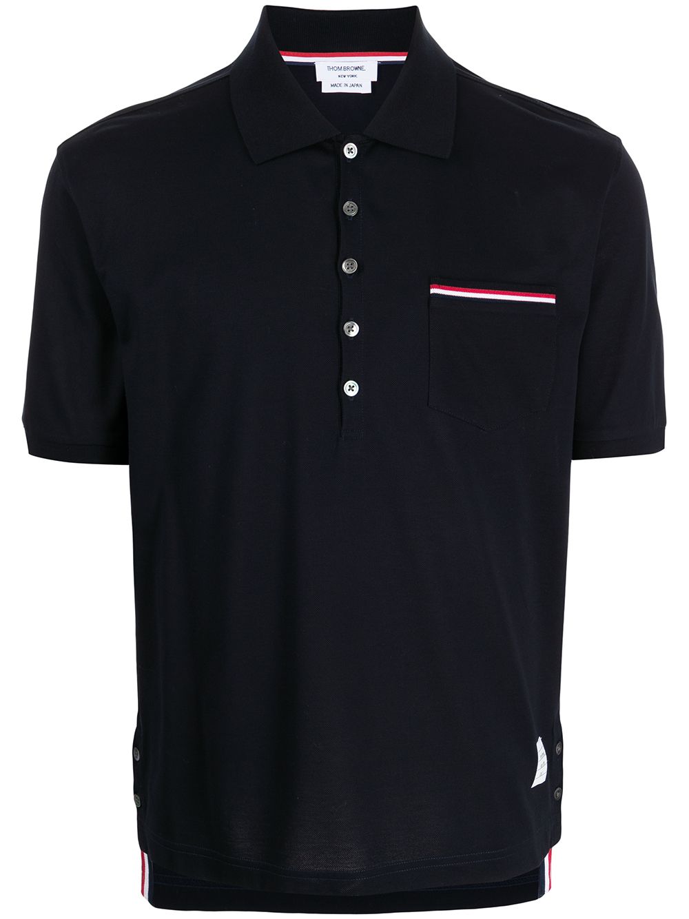 Thom Browne THOM BROWNE- Rwb Cotton Polo Shirt