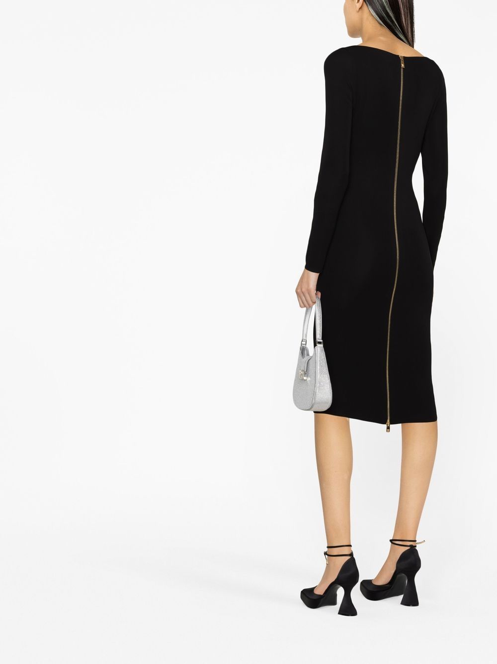 Versace VERSACE- Midi Pencil Jersey Dress