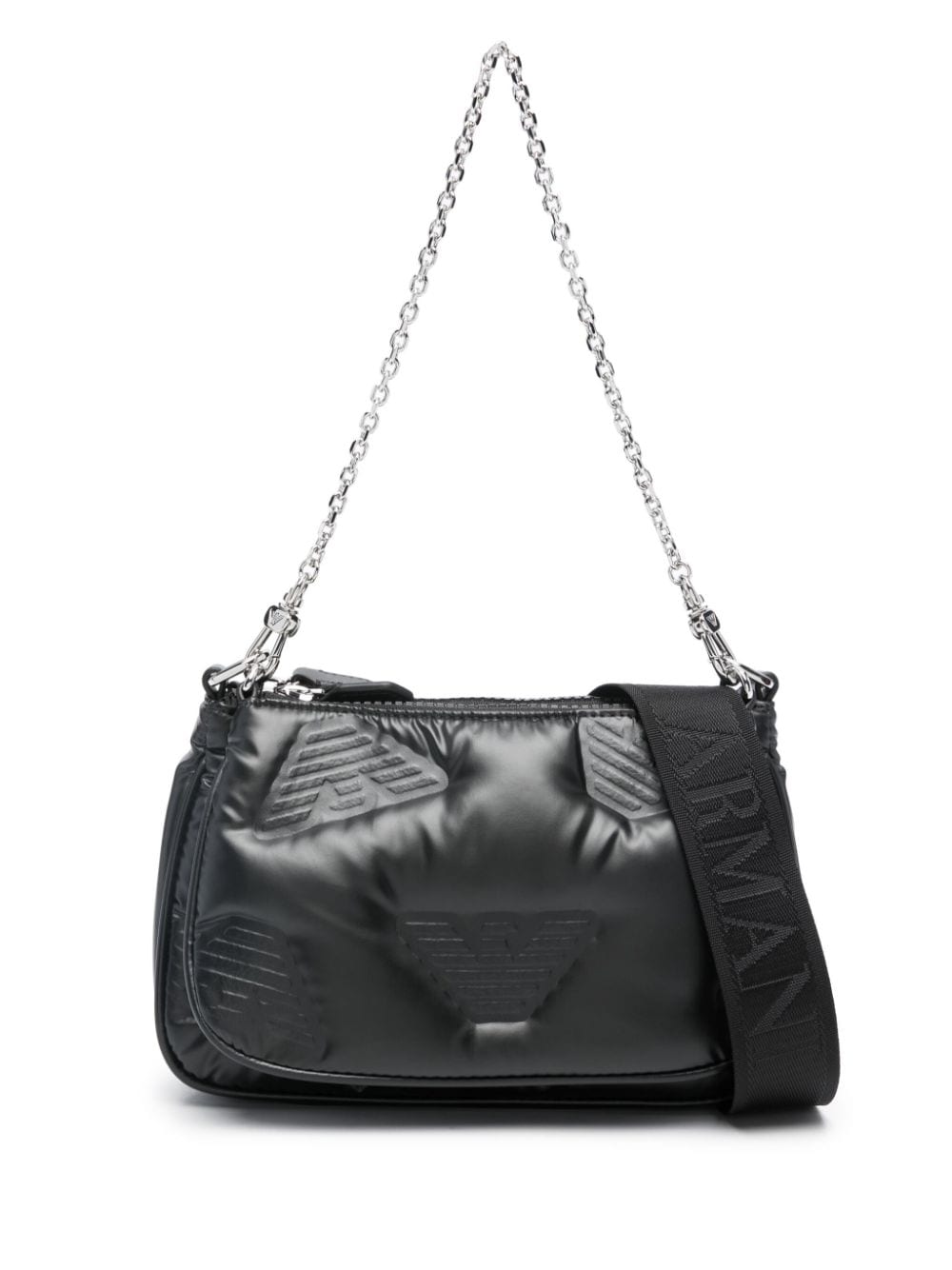 Emporio Armani EMPORIO ARMANI- Metallic Effect Shoulder Bag