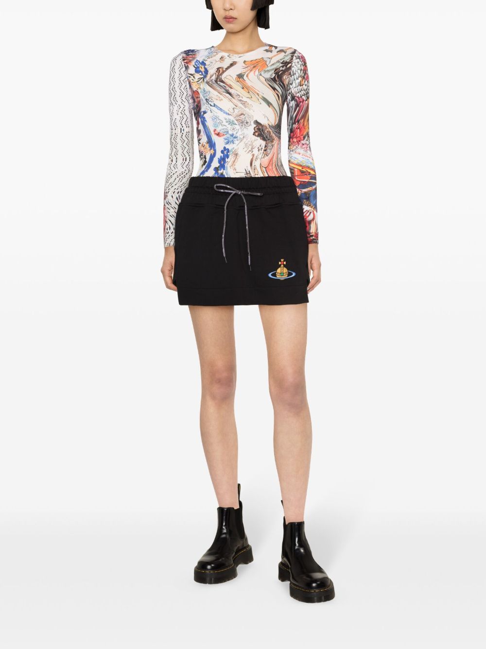 Vivienne Westwood VIVIENNE WESTWOOD- Drawstring Mini Skirt