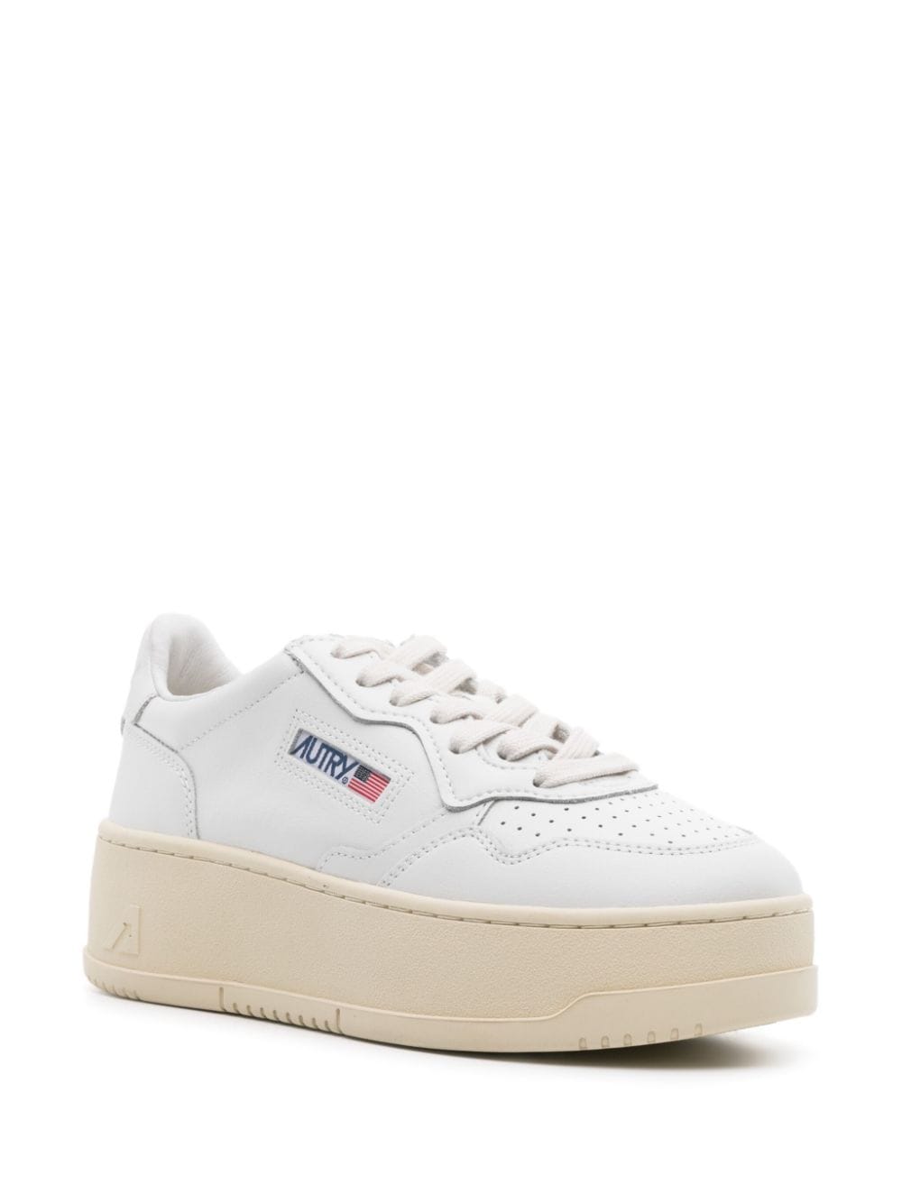 AUTRY AUTRY- Platform Low Leather Sneakers