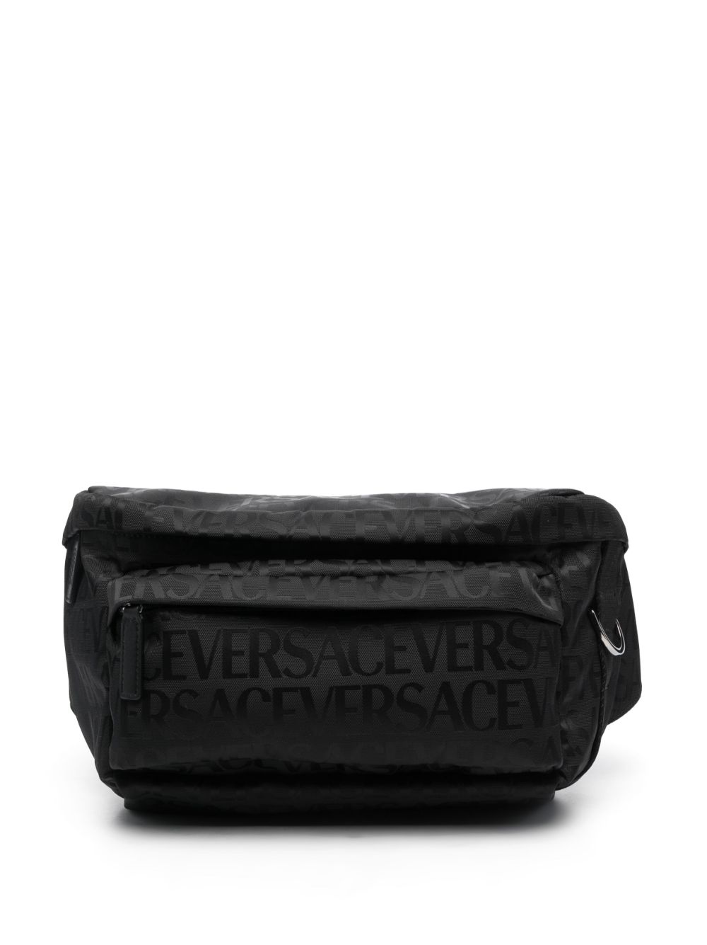 Versace VERSACE- All Over Logo Nylon Belt Bag