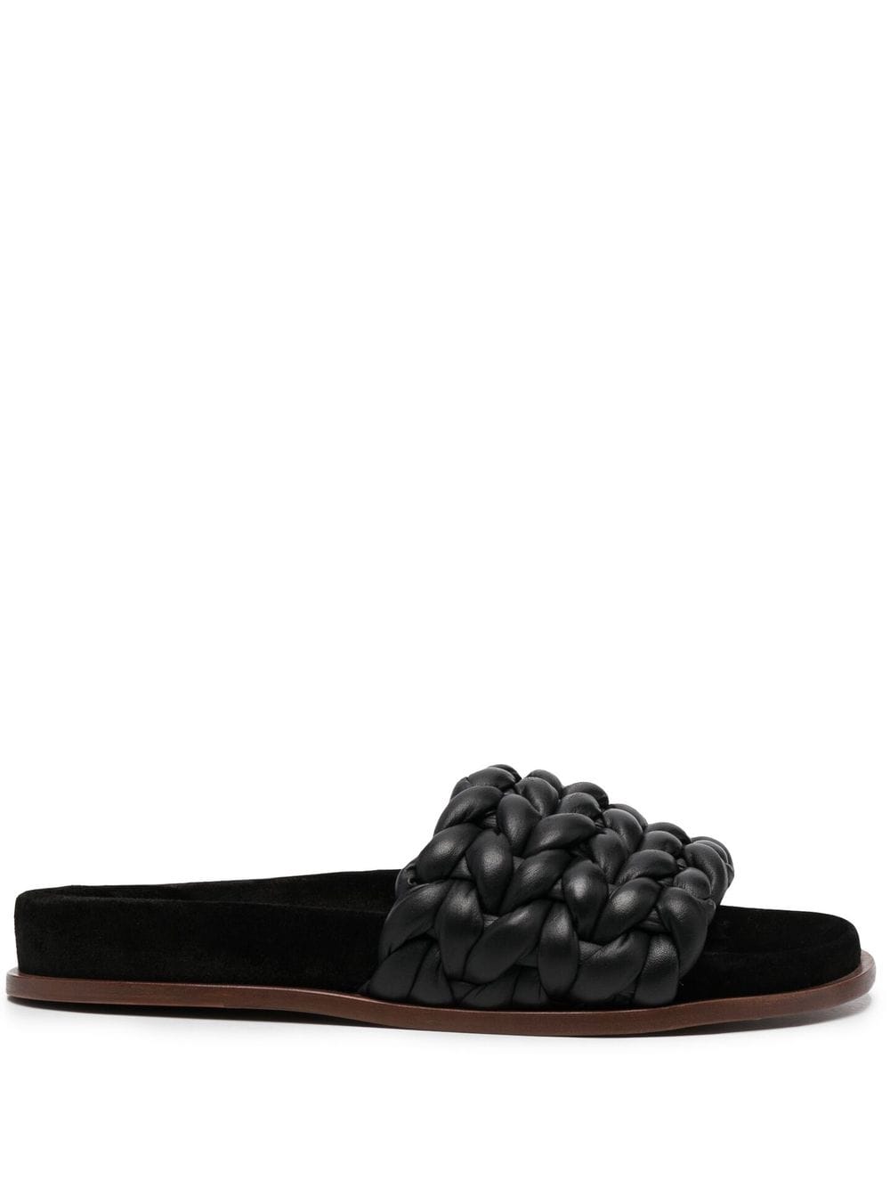 Chloé CHLOÉ- Kacey Leather Flat Sandals