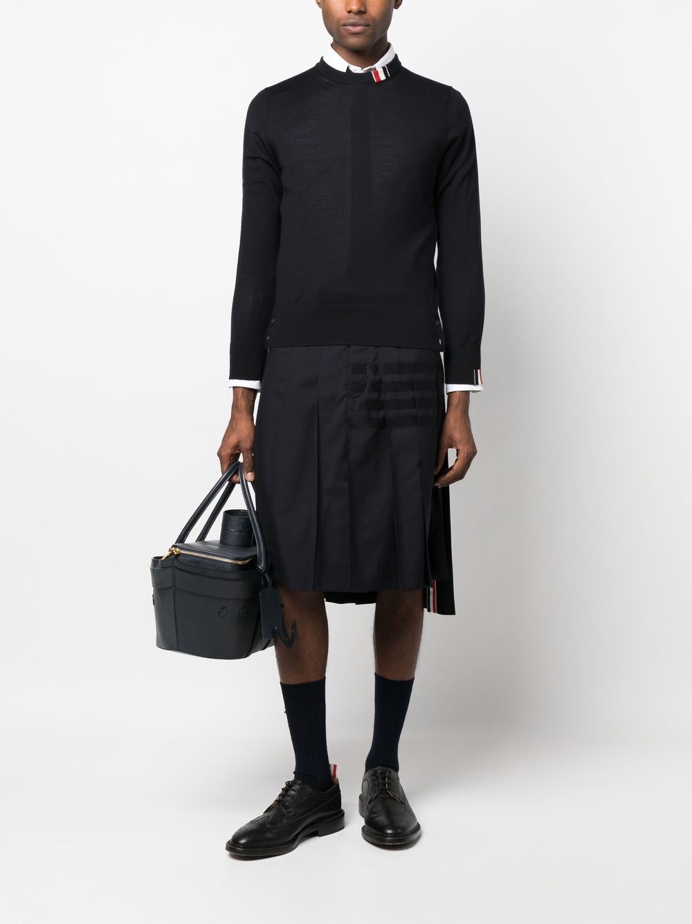 Thom Browne THOM BROWNE- Wool Crewneck Jumper