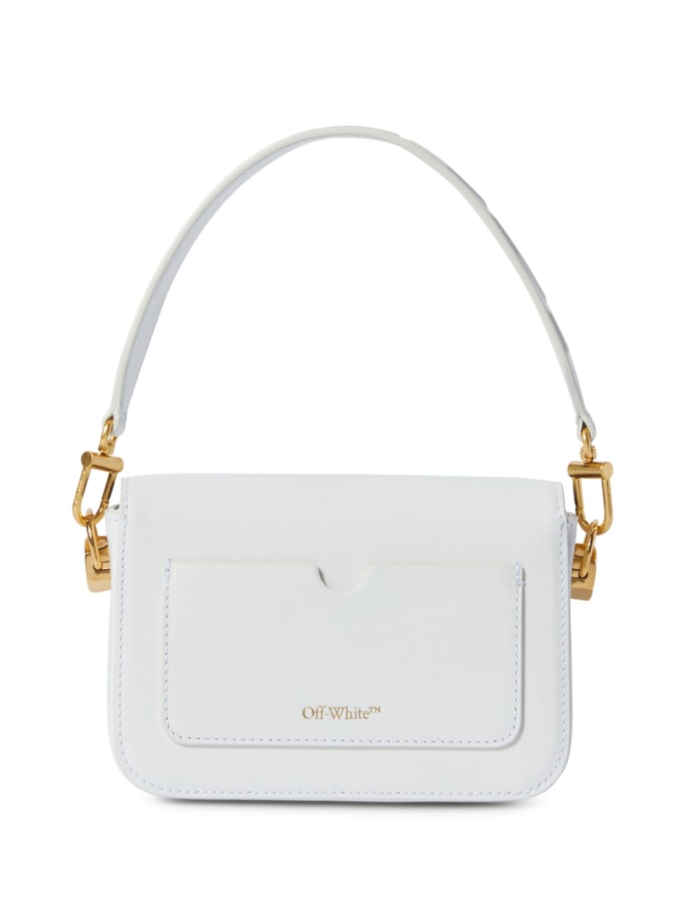 OFF-WHITE OFF-WHITE- Binder Small Leather Shoulder Bag