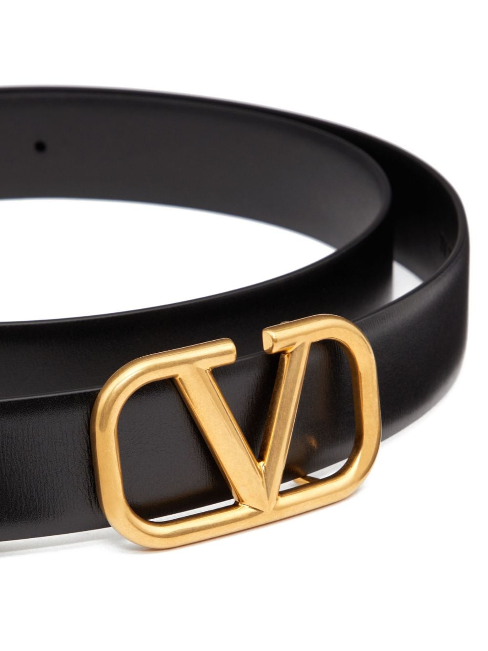 VALENTINO GARAVANI VALENTINO GARAVANI- Vlogo Signature Leather Belt