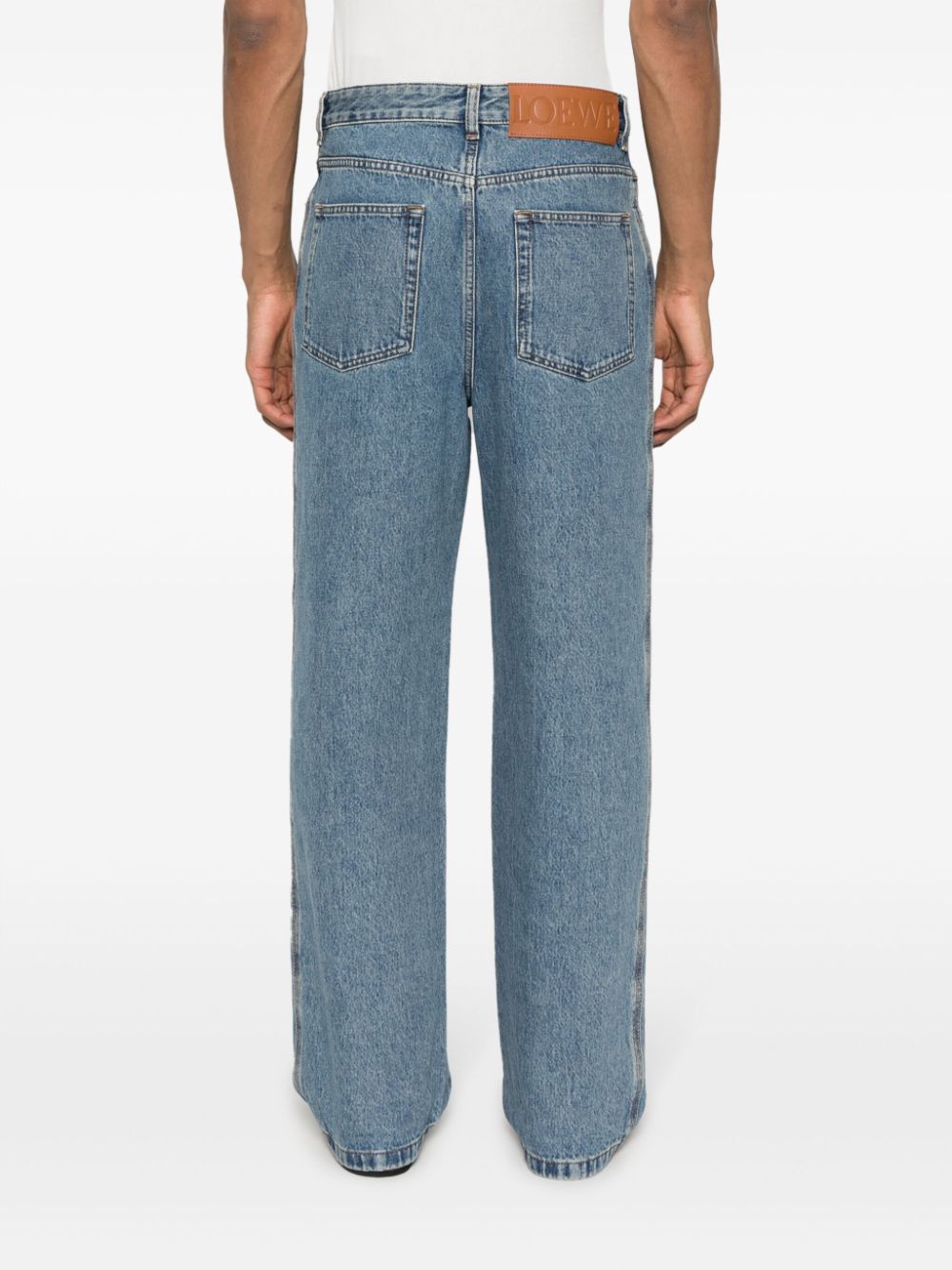 Loewe LOEWE- Anagram Baggy Denim Jeans