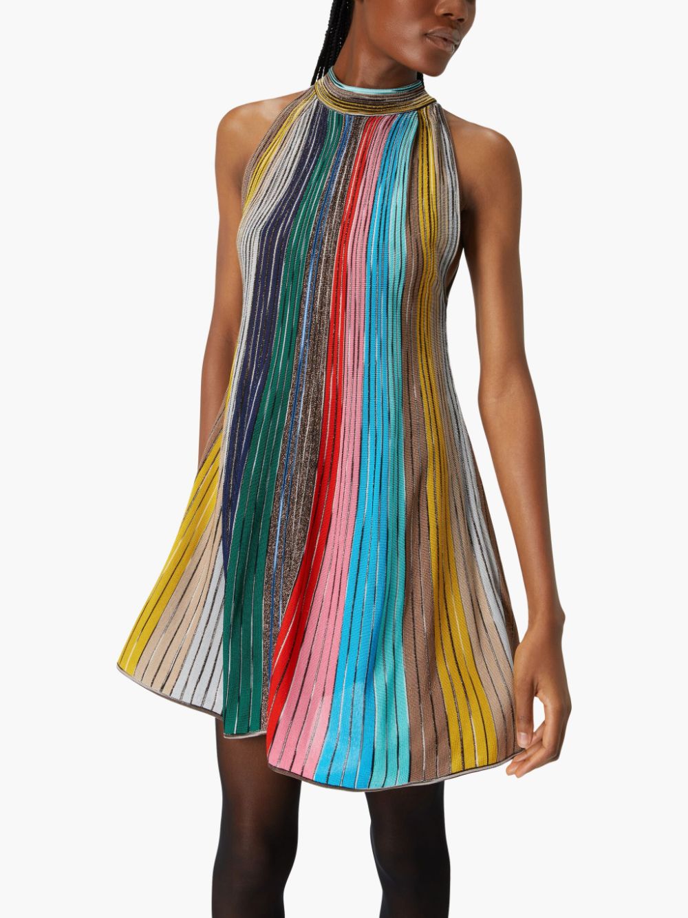 Missoni MISSONI- Striped Sleeveless Mini Dress