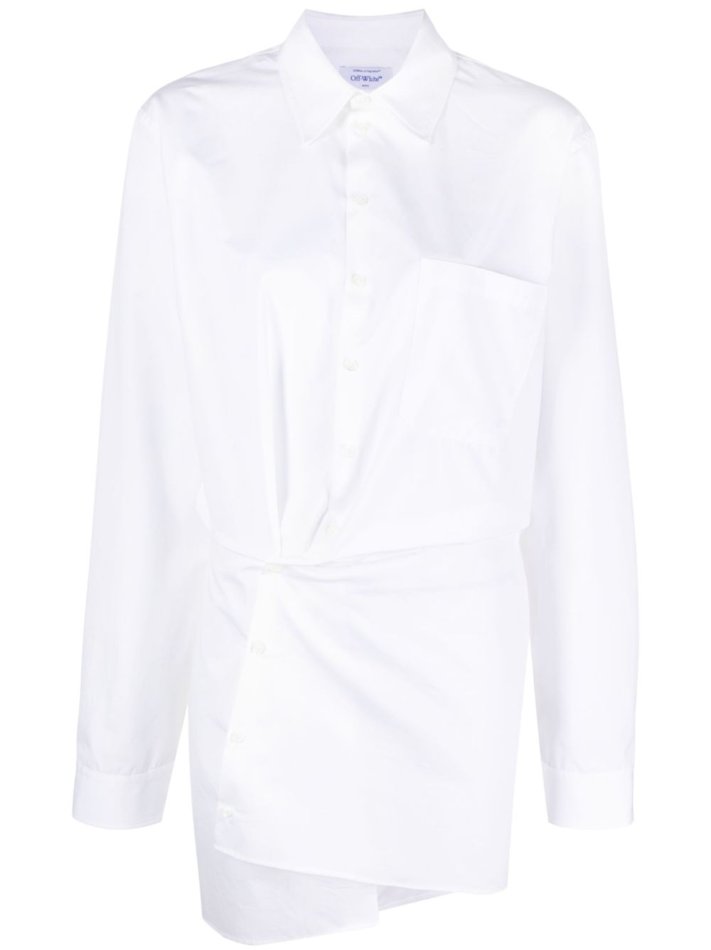 OFF-WHITE OFF-WHITE- Cotton Shirt Dress