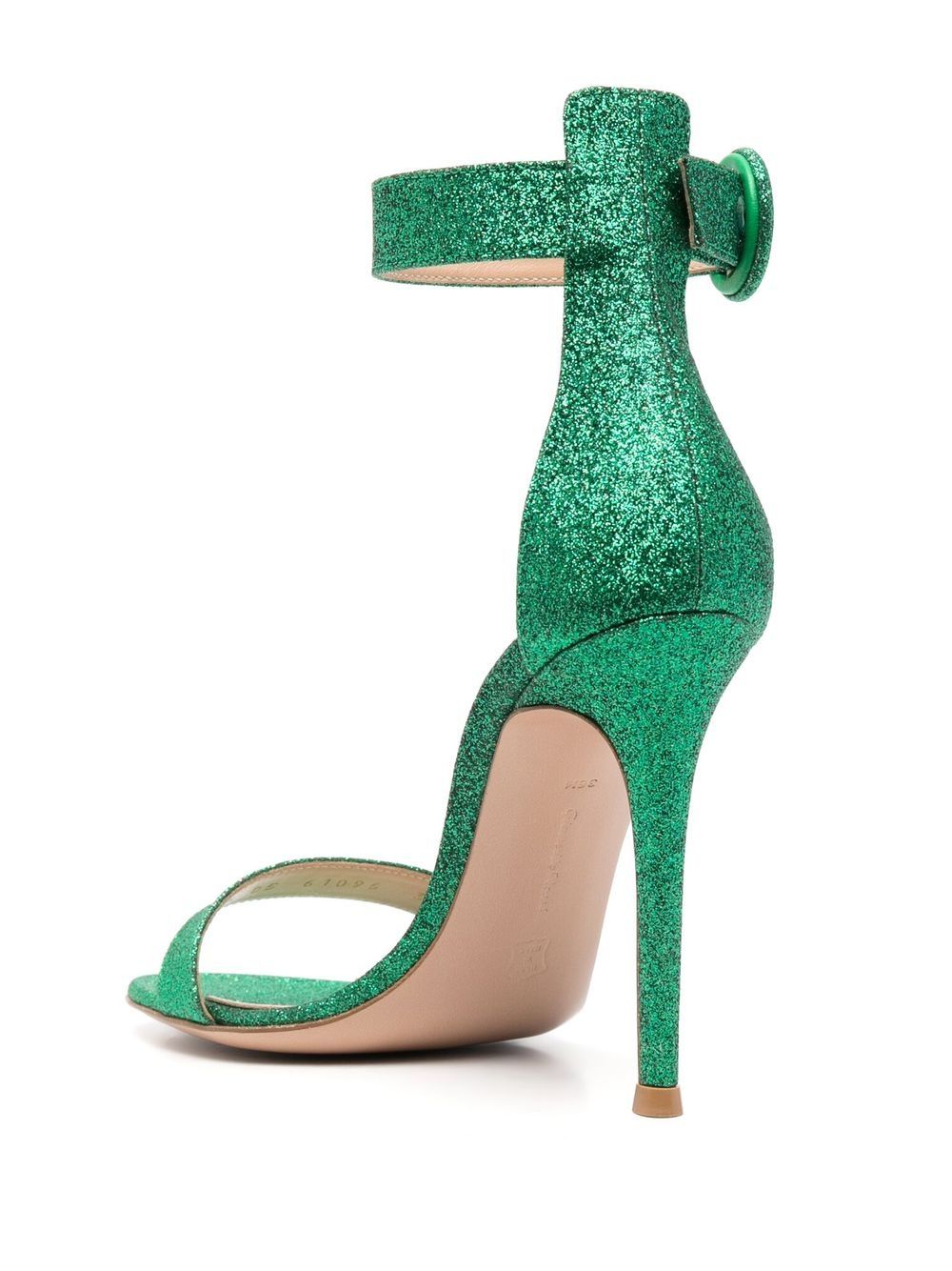 Gianvito Rossi GIANVITO ROSSI- Portofino Starlight Leather High Heel Sandals