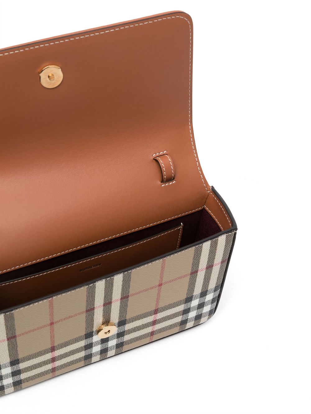 Burberry BURBERRY- Check Motif Crossbody Bag