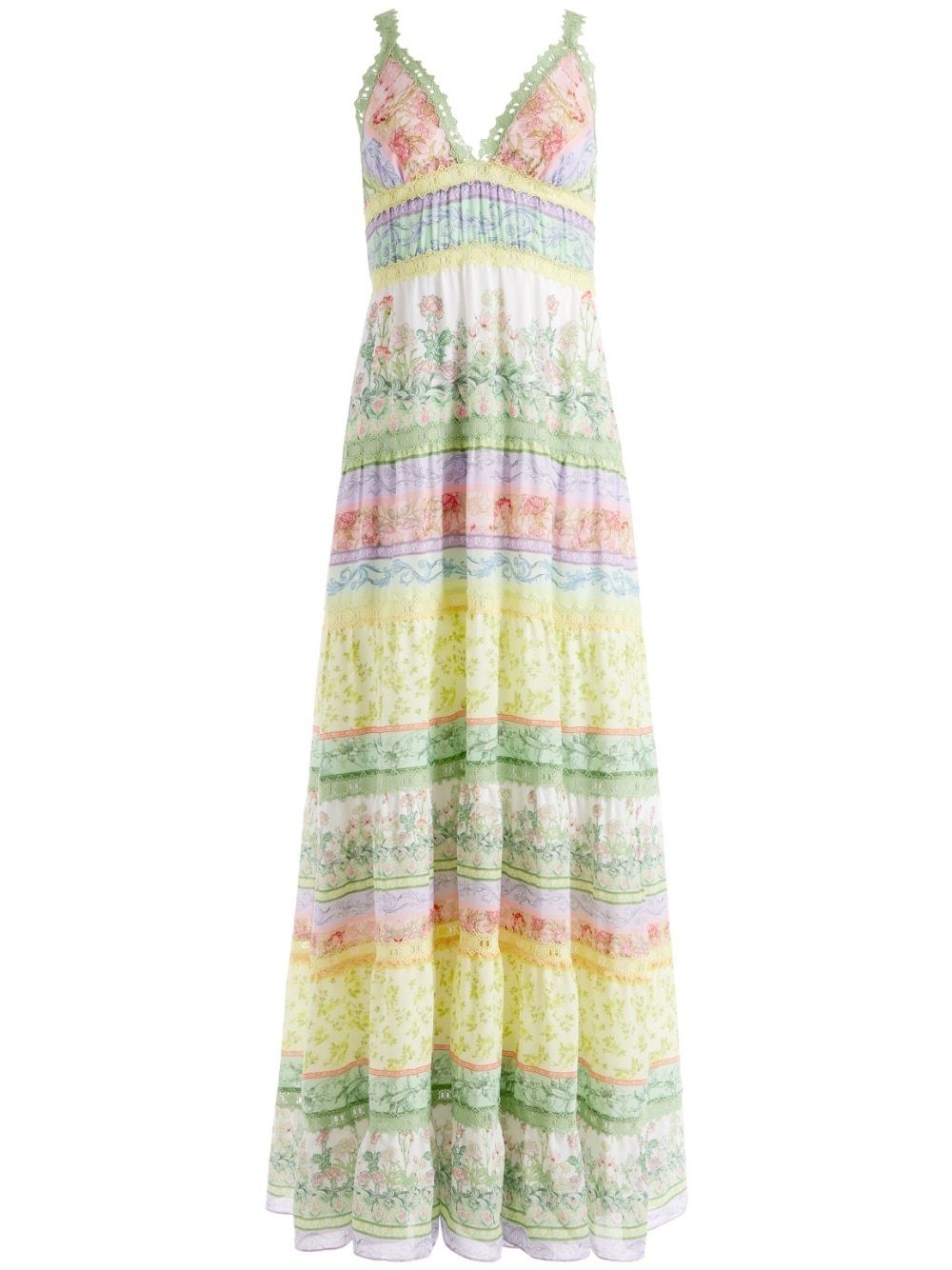  ALICE+OLIVIA- Karolina Printed Maxi Dress