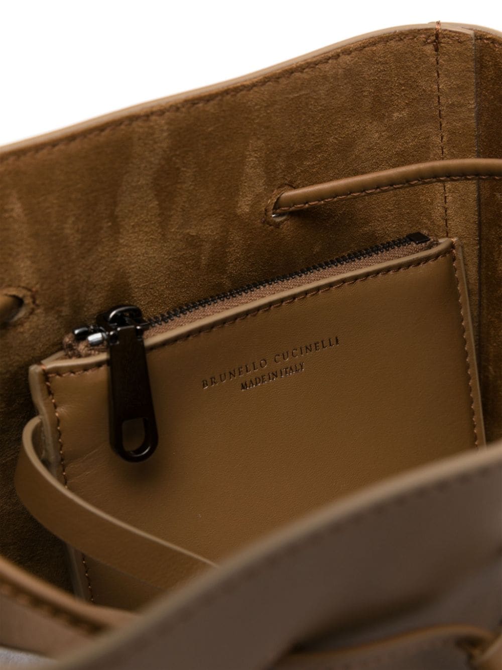 Brunello Cucinelli BRUNELLO CUCINELLI- Leather Shoulder Bag