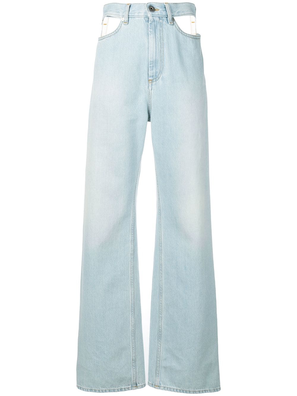 Maison Margiela MAISON MARGIELA- Cut-out Denim Jeans