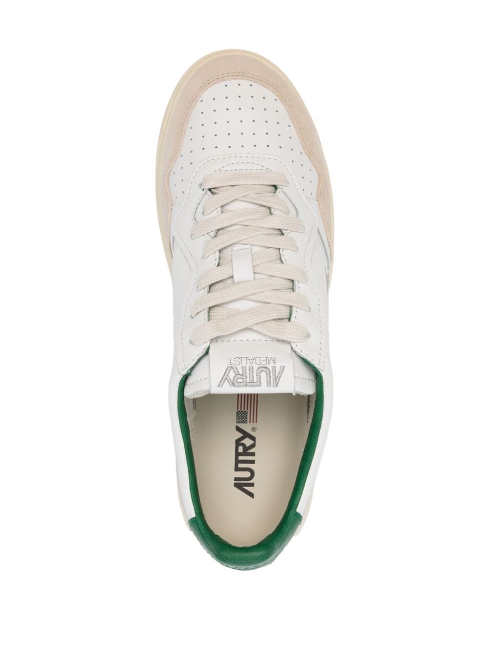 AUTRY AUTRY- Medalist Low Leather And Suede Sneakers