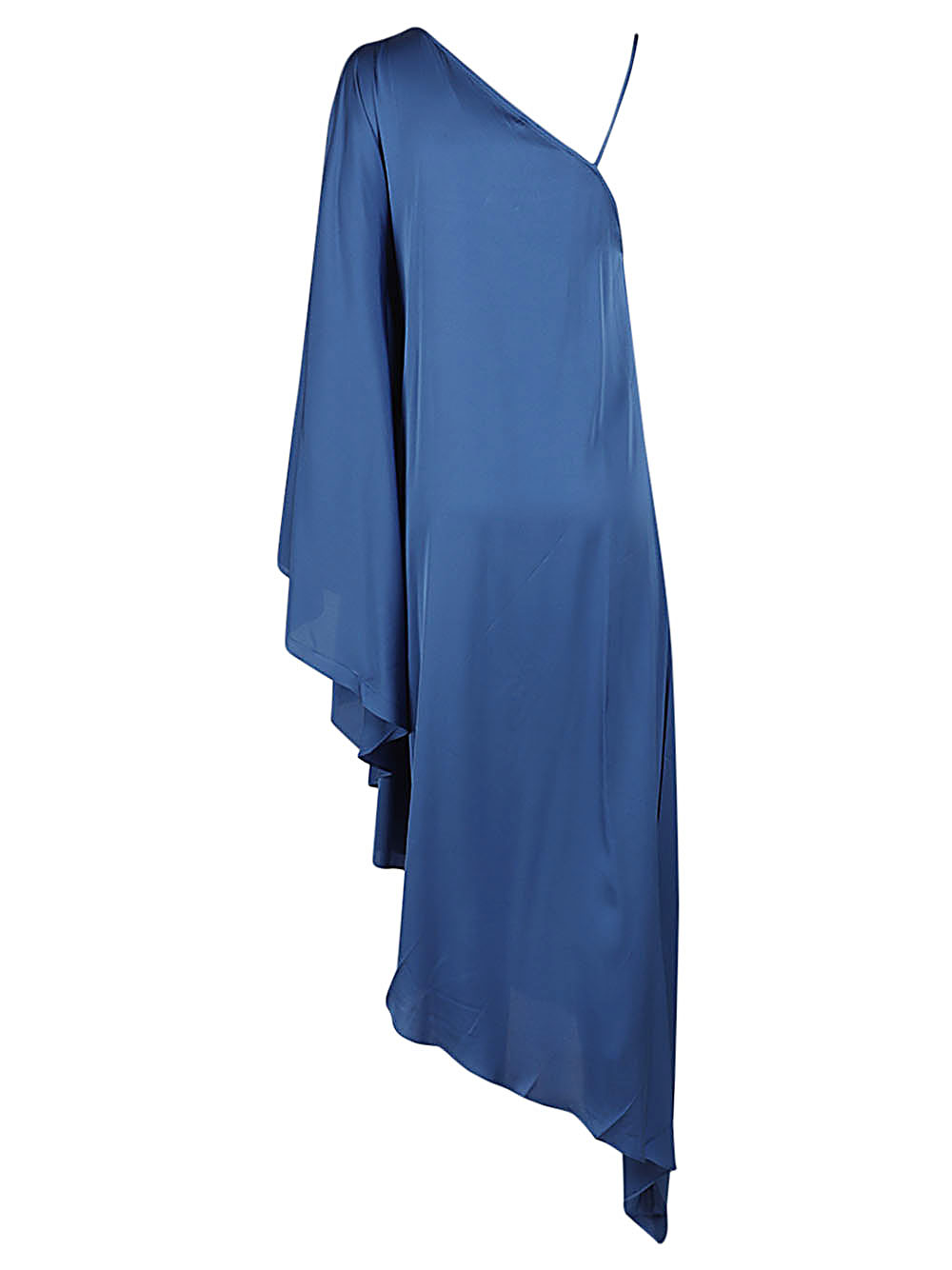 Silk95Five SILK95FIVE- Long Asymmetrical Silk Dress