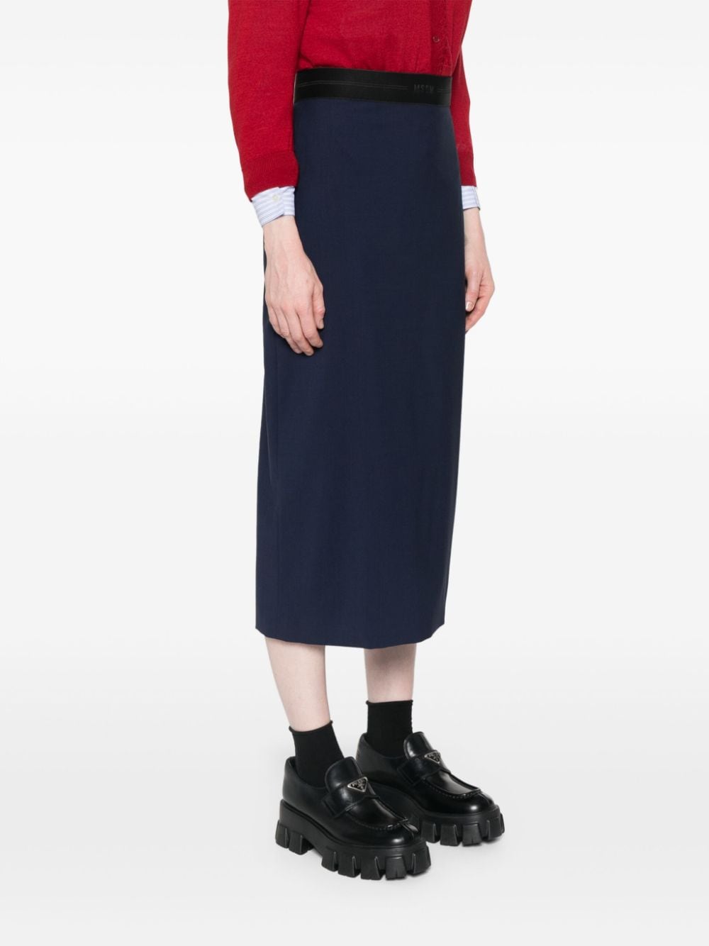 Msgm MSGM- Classic Long Skirt