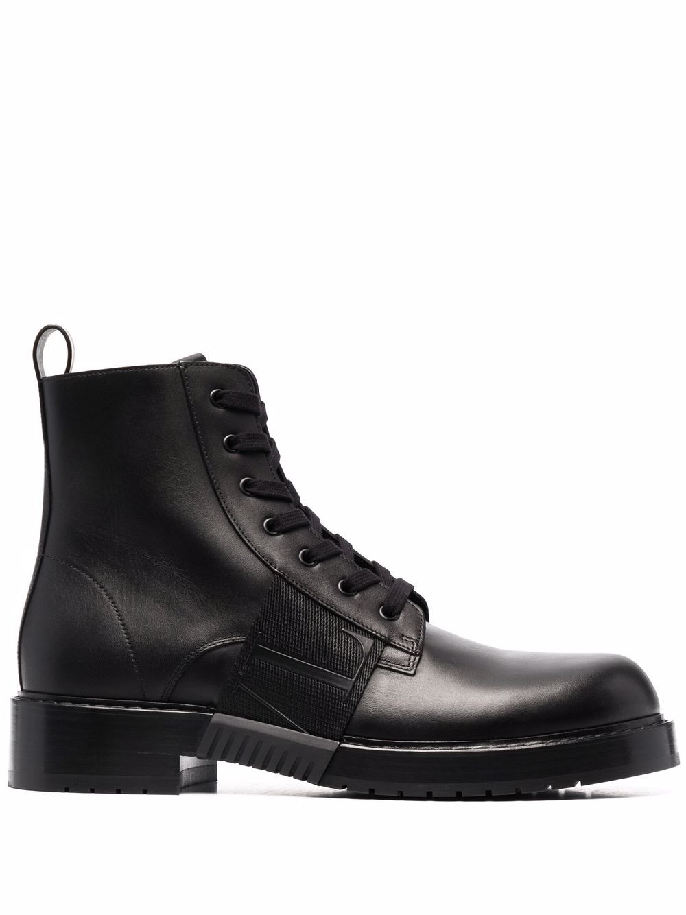 VALENTINO GARAVANI VALENTINO GARAVANI- Leather Combat Boots