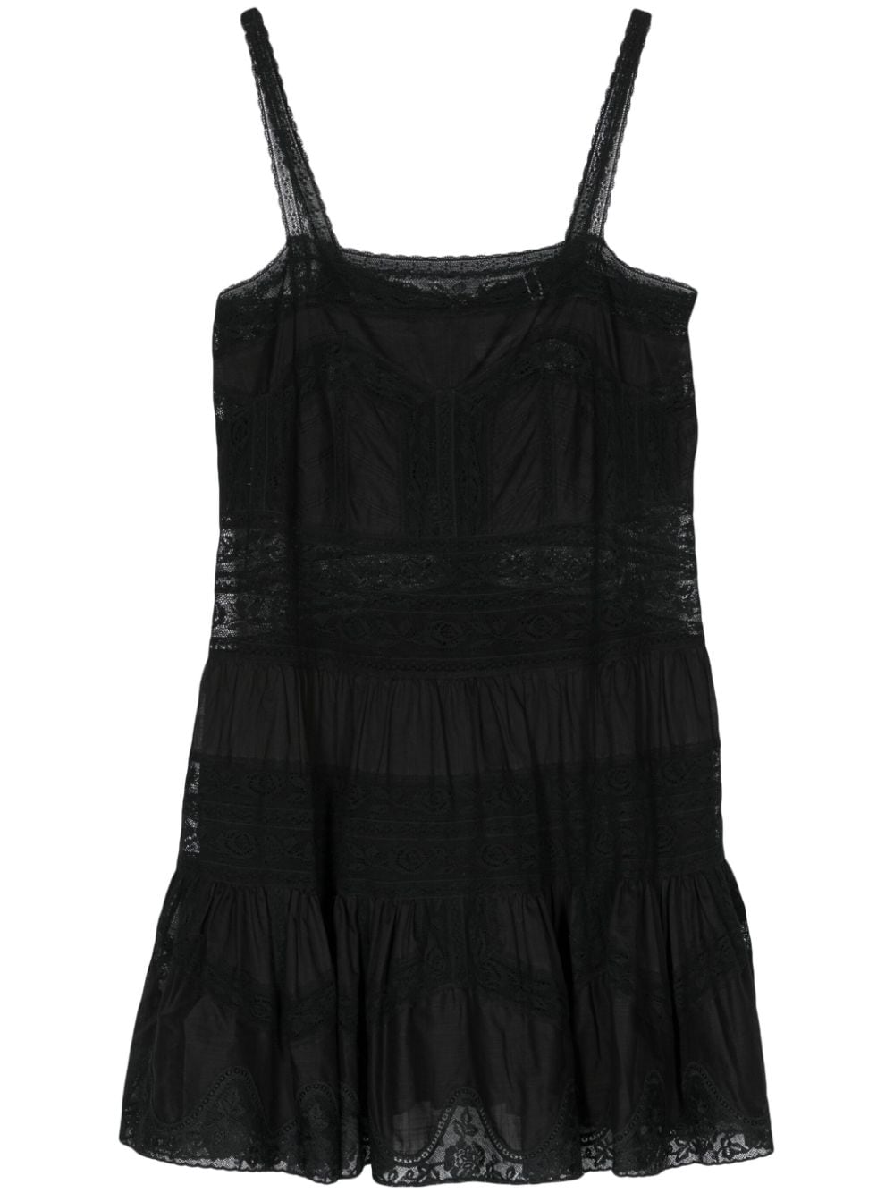 Zimmermann ZIMMERMANN- Lace Trim Detail Short Dress