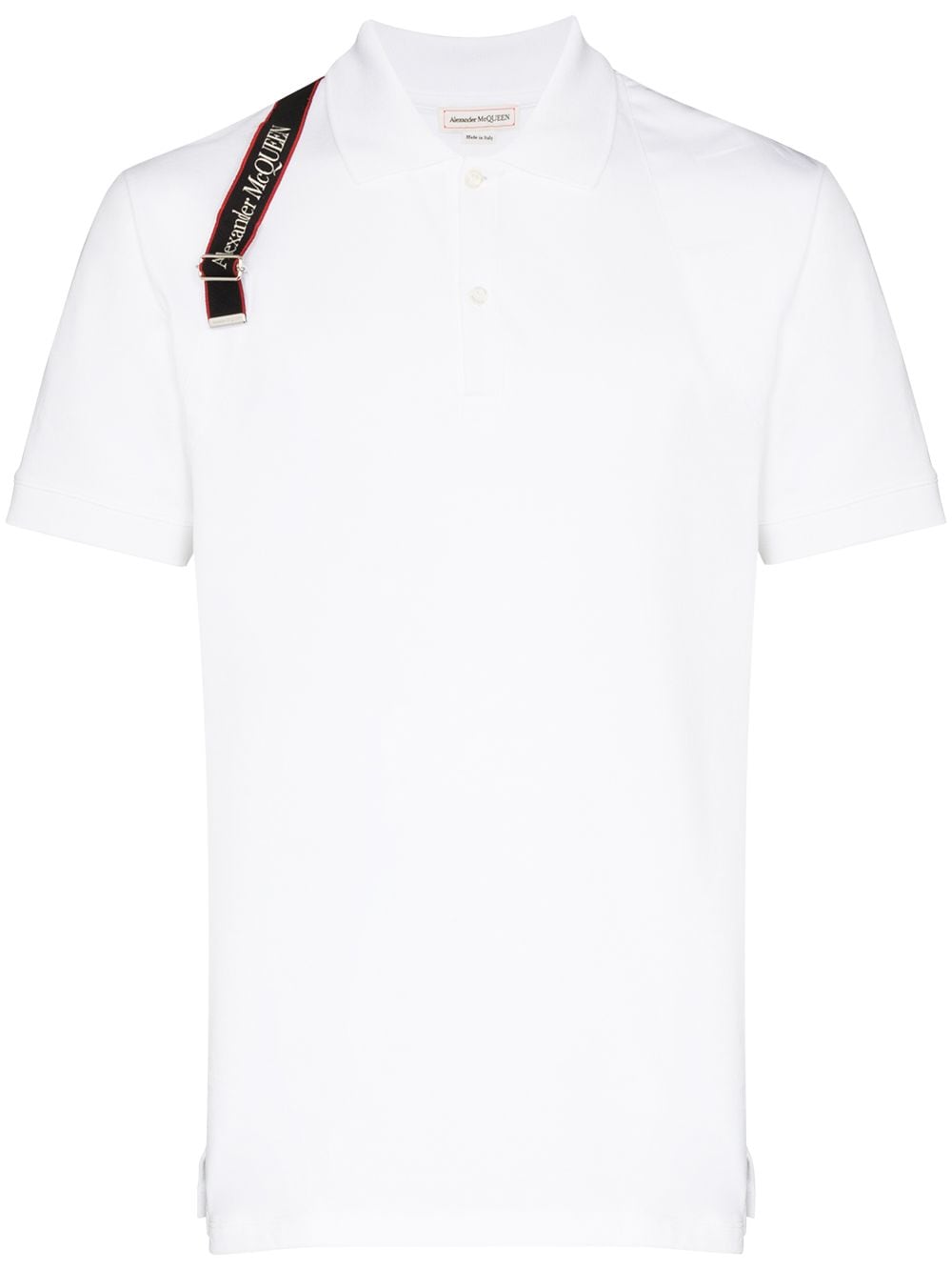 Alexander McQueen ALEXANDER MCQUEEN- Logo Organic Cotton Polo Shirt