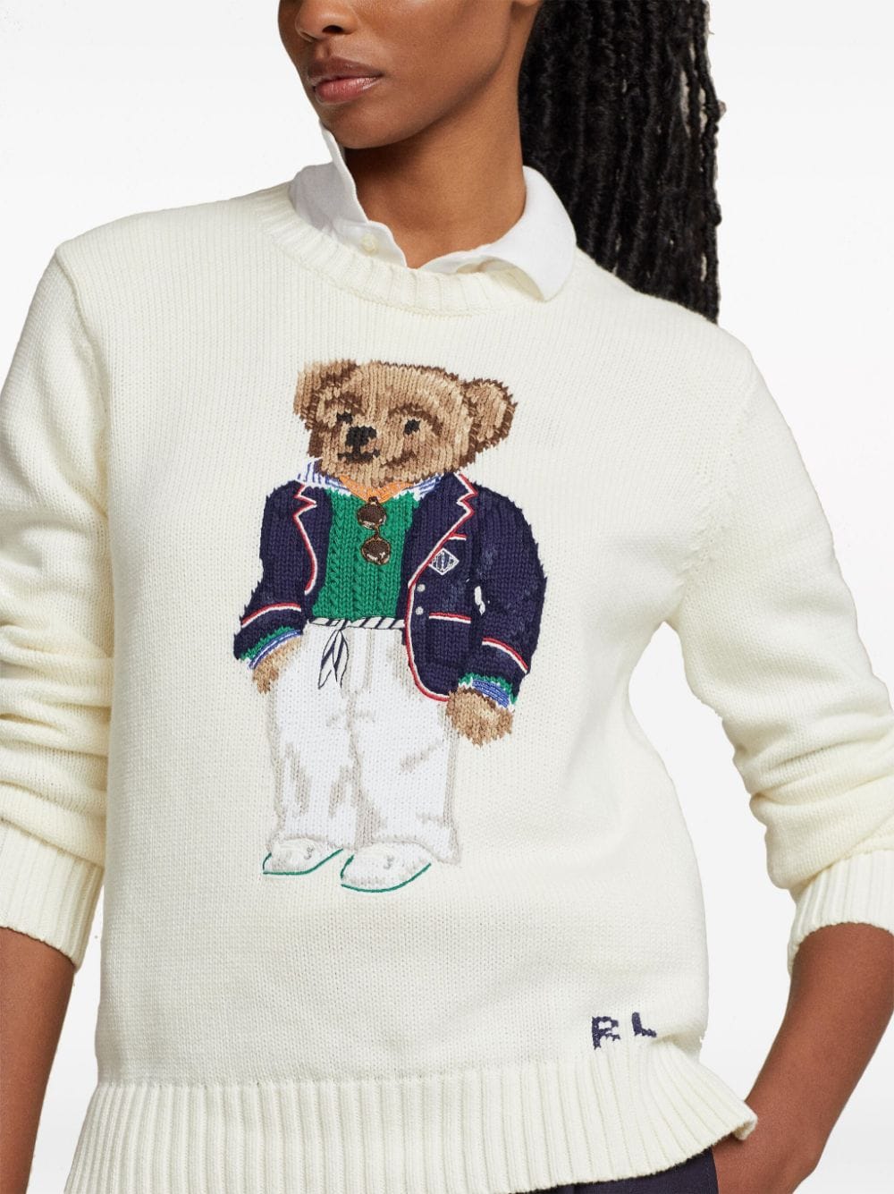 Polo Ralph Lauren POLO RALPH LAUREN- Cotton Sweater With Teddy Bear